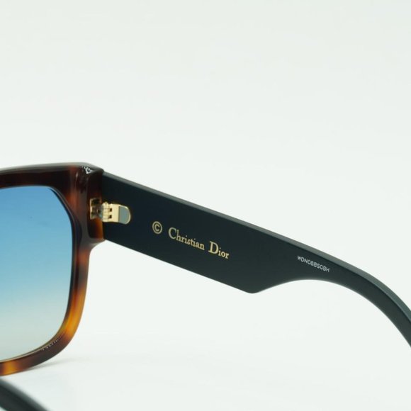 BRAND NEW DIOR DIORID 1/F 086 Dark Havana / Blue - Picture 5 of 12